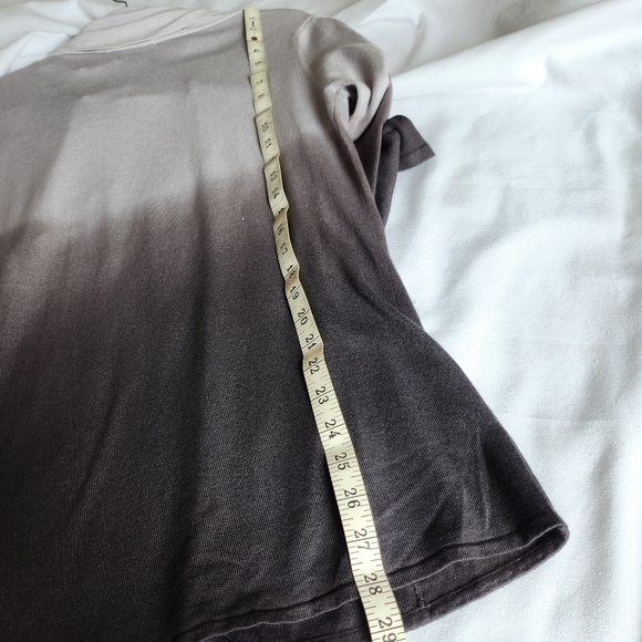 NWT RED L open front knit cardigan, ombre purple grey - Picture 8 of 9